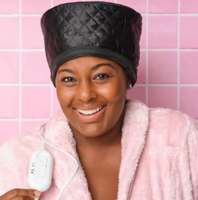 New Afro Steam Curler Hat